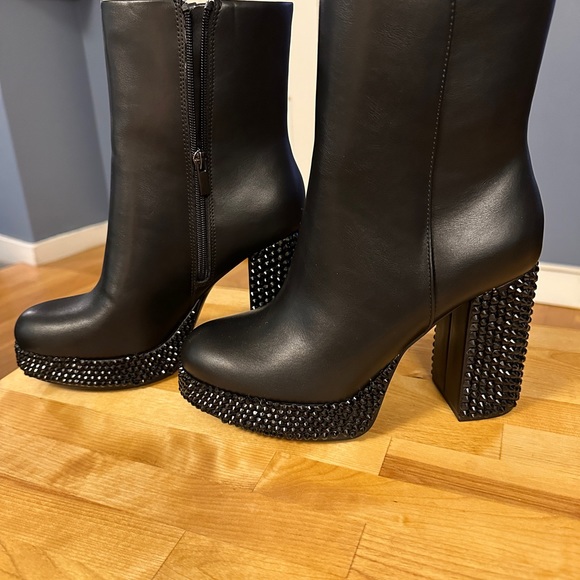 Hand Rhinestoned Booties - Picture 8 of 8